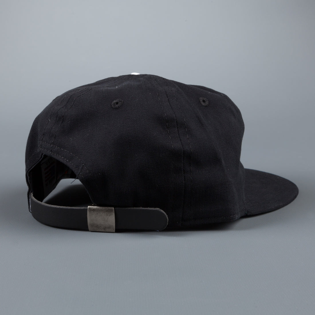 Ebbets field flannels New York city Lennon 6 panel strap back cap black