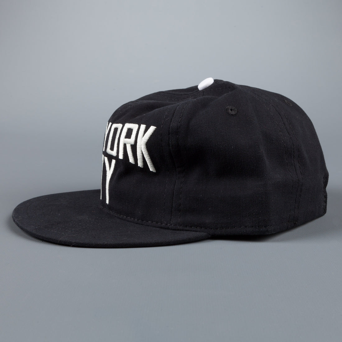 Ebbets field flannels New York city Lennon 6 panel strap back cap black