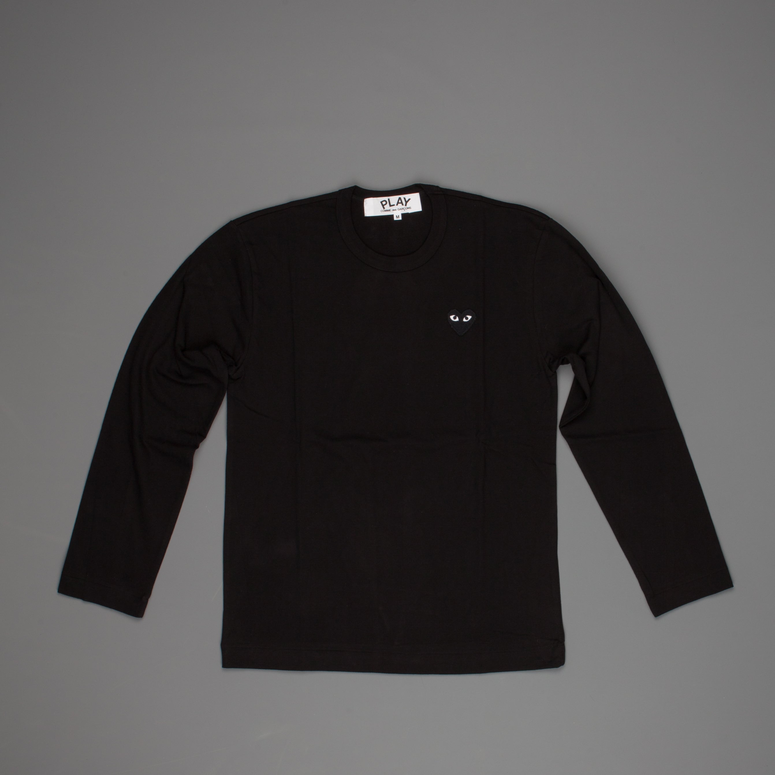 Comme des Garçons PLAY Longsleeve Tee black black Heart