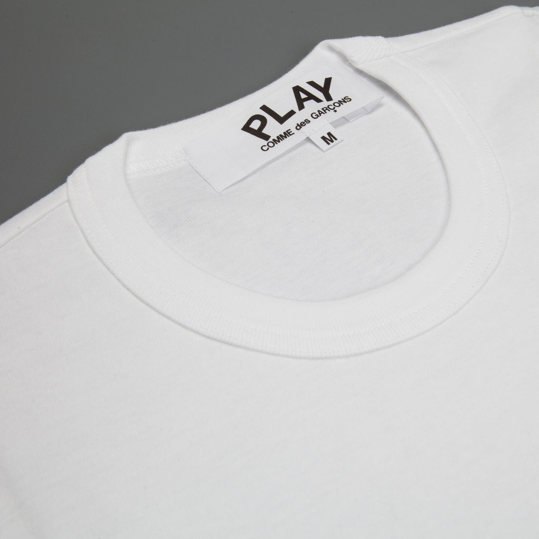 Comme des Garçons PLAY Longsleeve Tee white black Heart