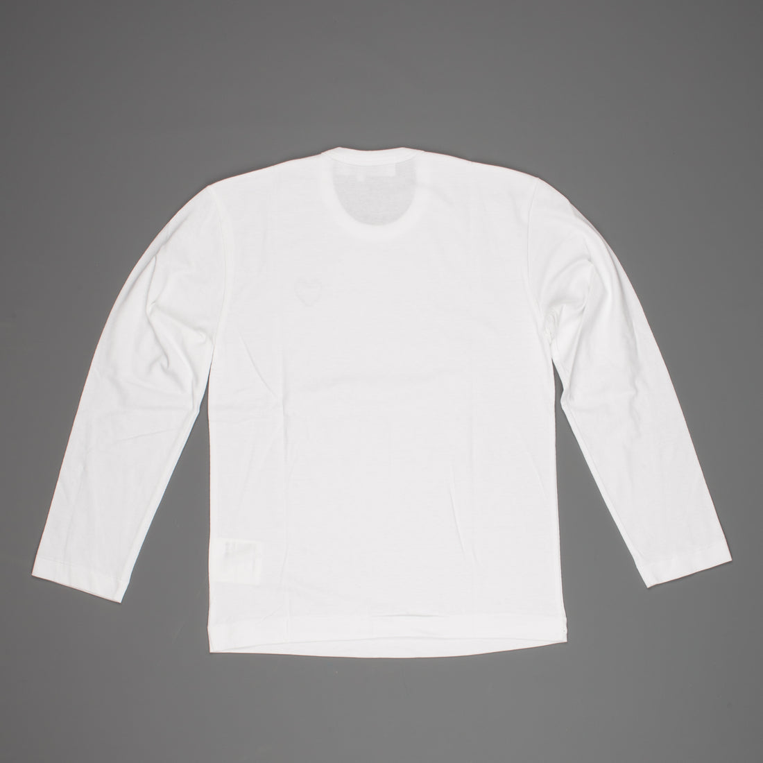 Comme des Garçons PLAY Longsleeve Tee white black Heart