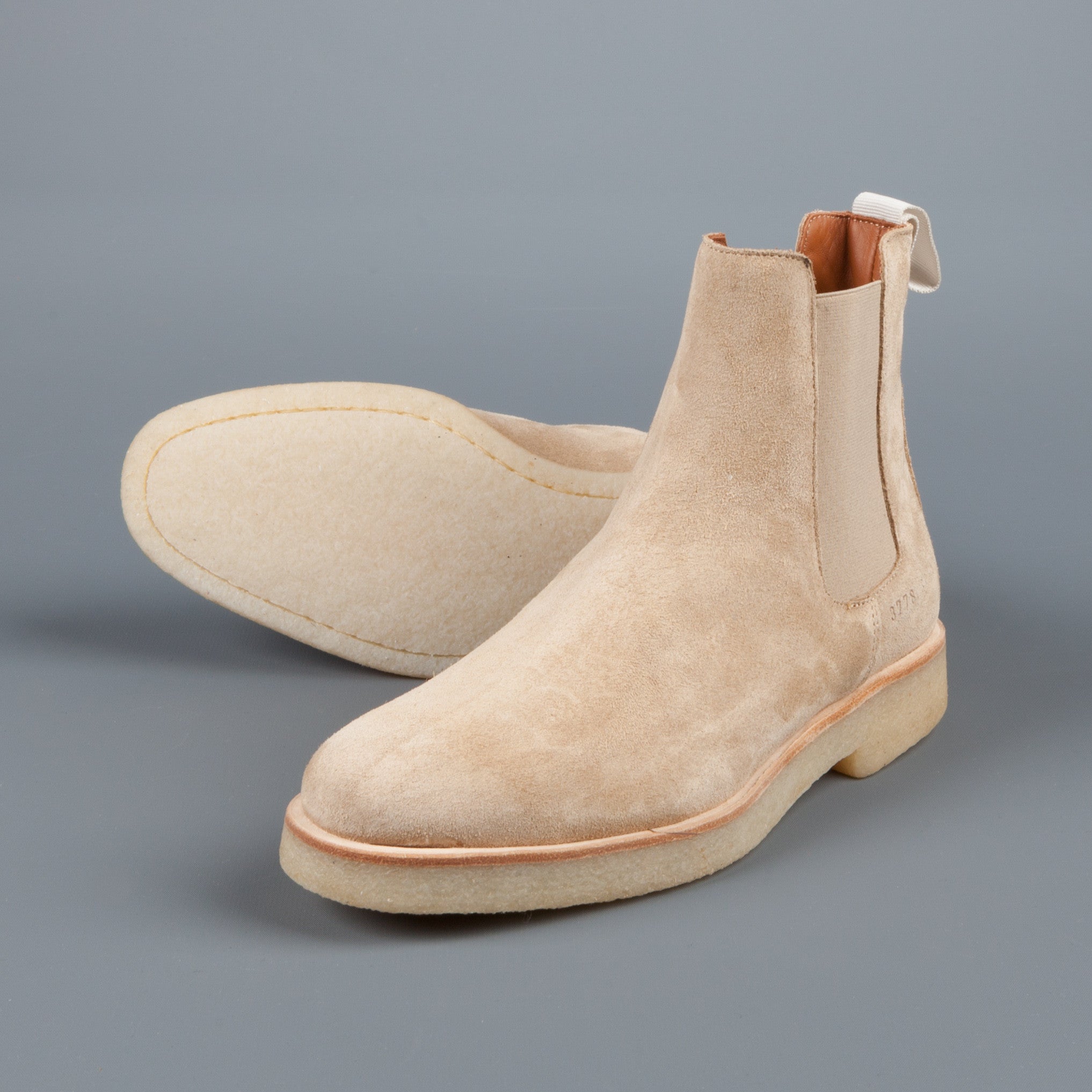 Common Projects Woman by Common Projects Chelsea boot in tan suede