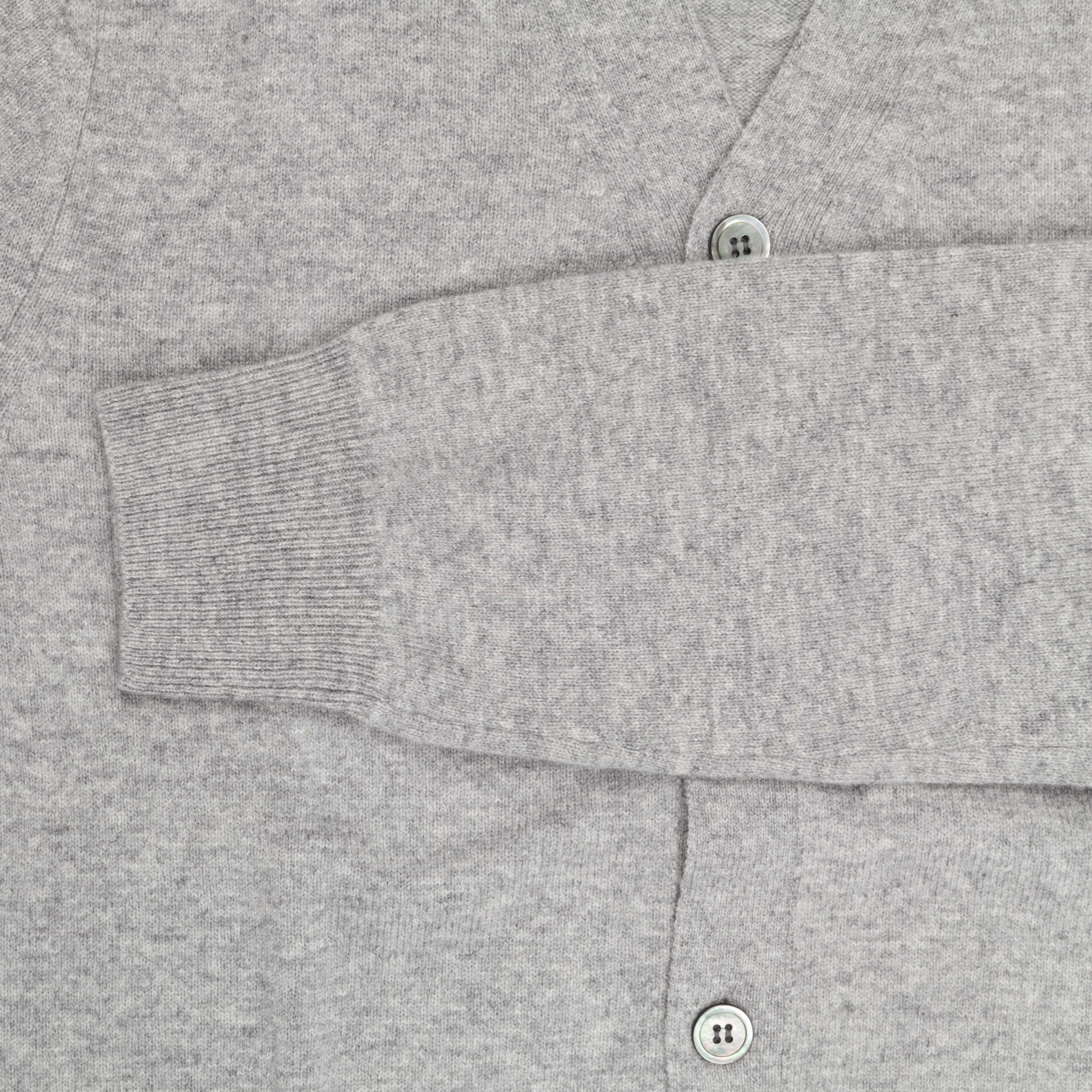 Comme des Garçons PLAY Cardigan Light Grey White Heart