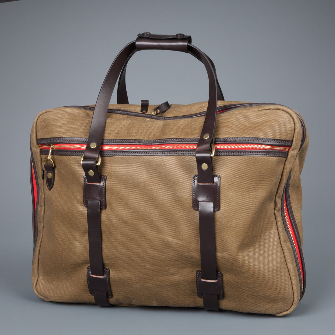 Croots Flight Bag waxed olive