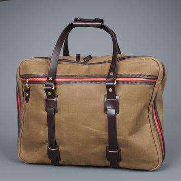 Croots Flight Bag waxed olive
