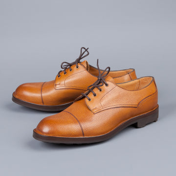 Edward Green Dundee Veldtschoen construction in Almond Country calf grain leather last 58