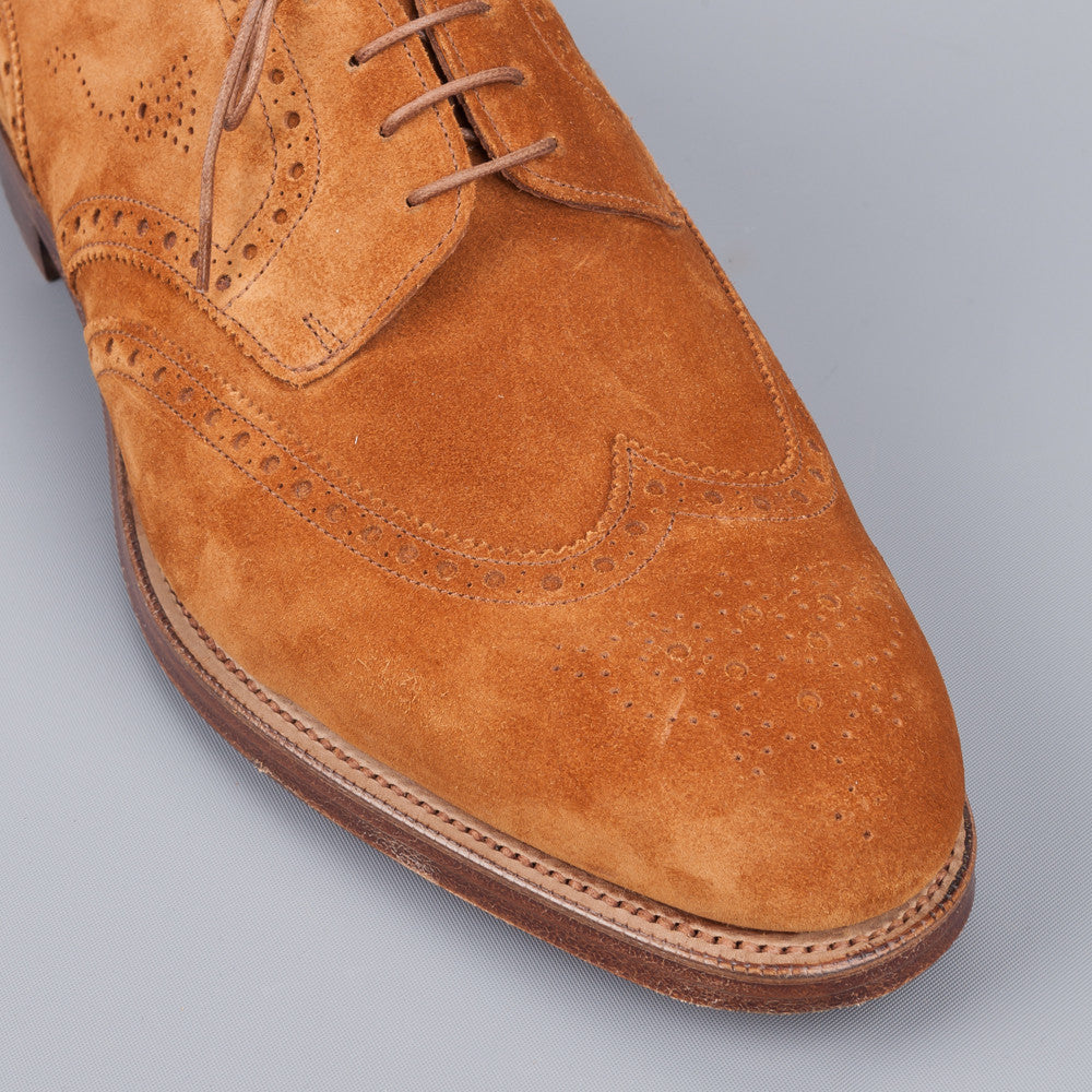 Edward Green Sandringham in Tobacco suede on 202 last – Frans