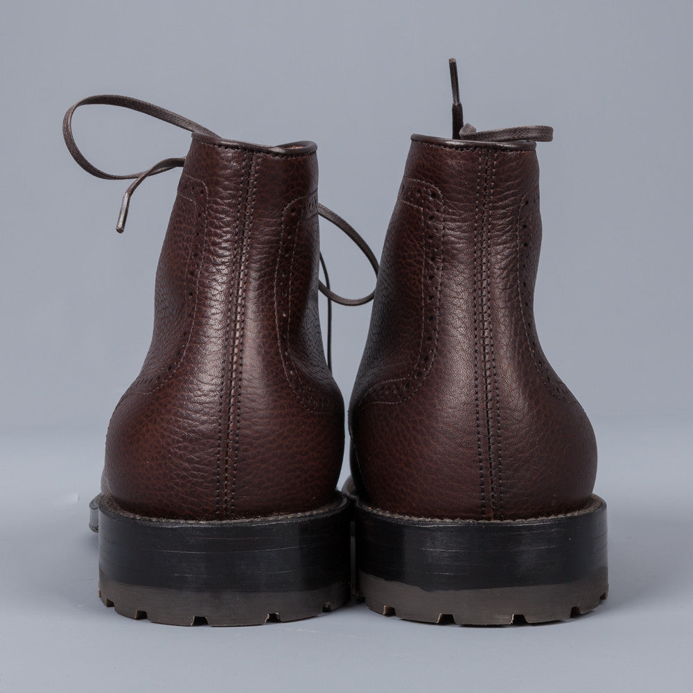 alden perforated cap toe boot