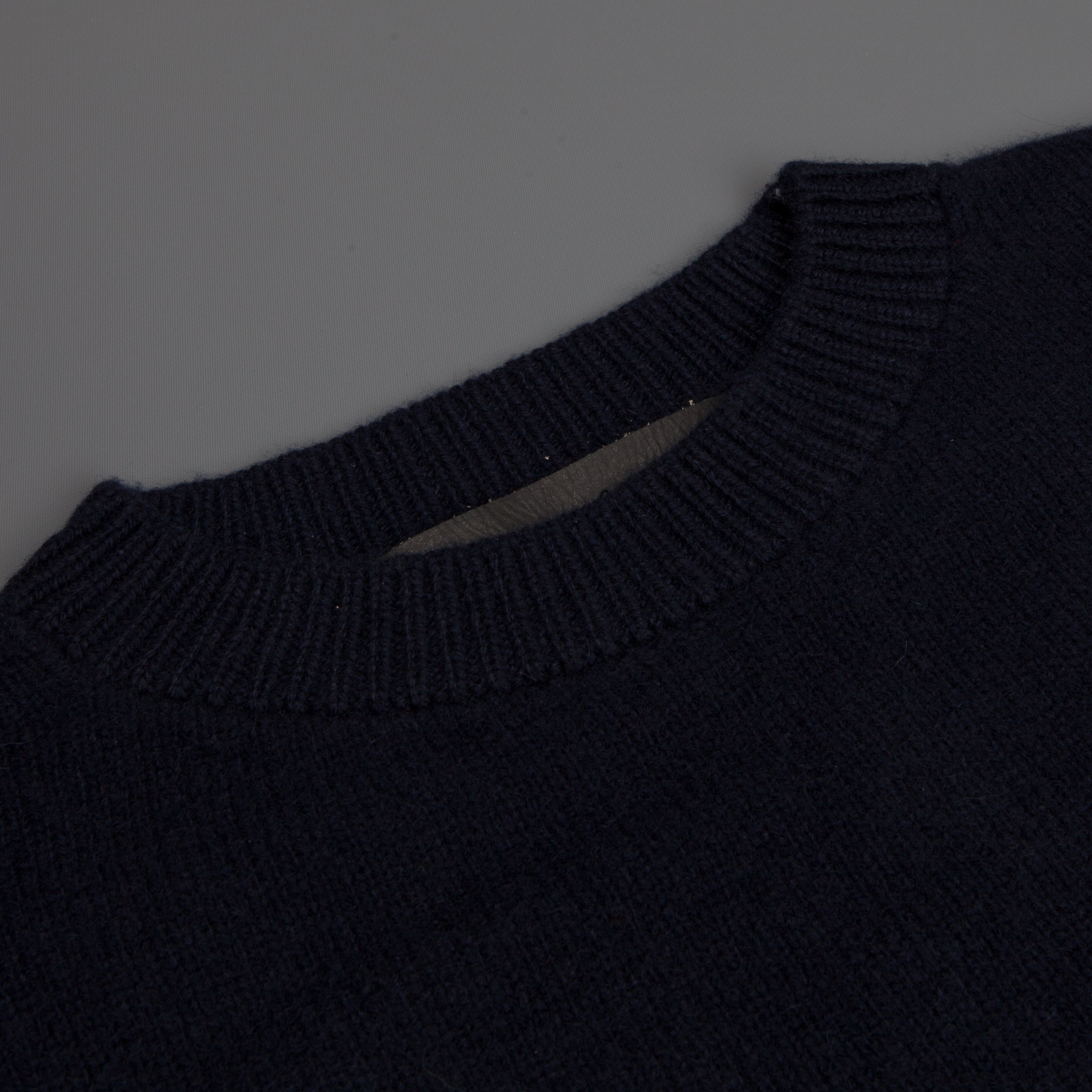 The Elder Statesman  @ Frans Boone Cashmere Simple Unisex Crew sweater Navy