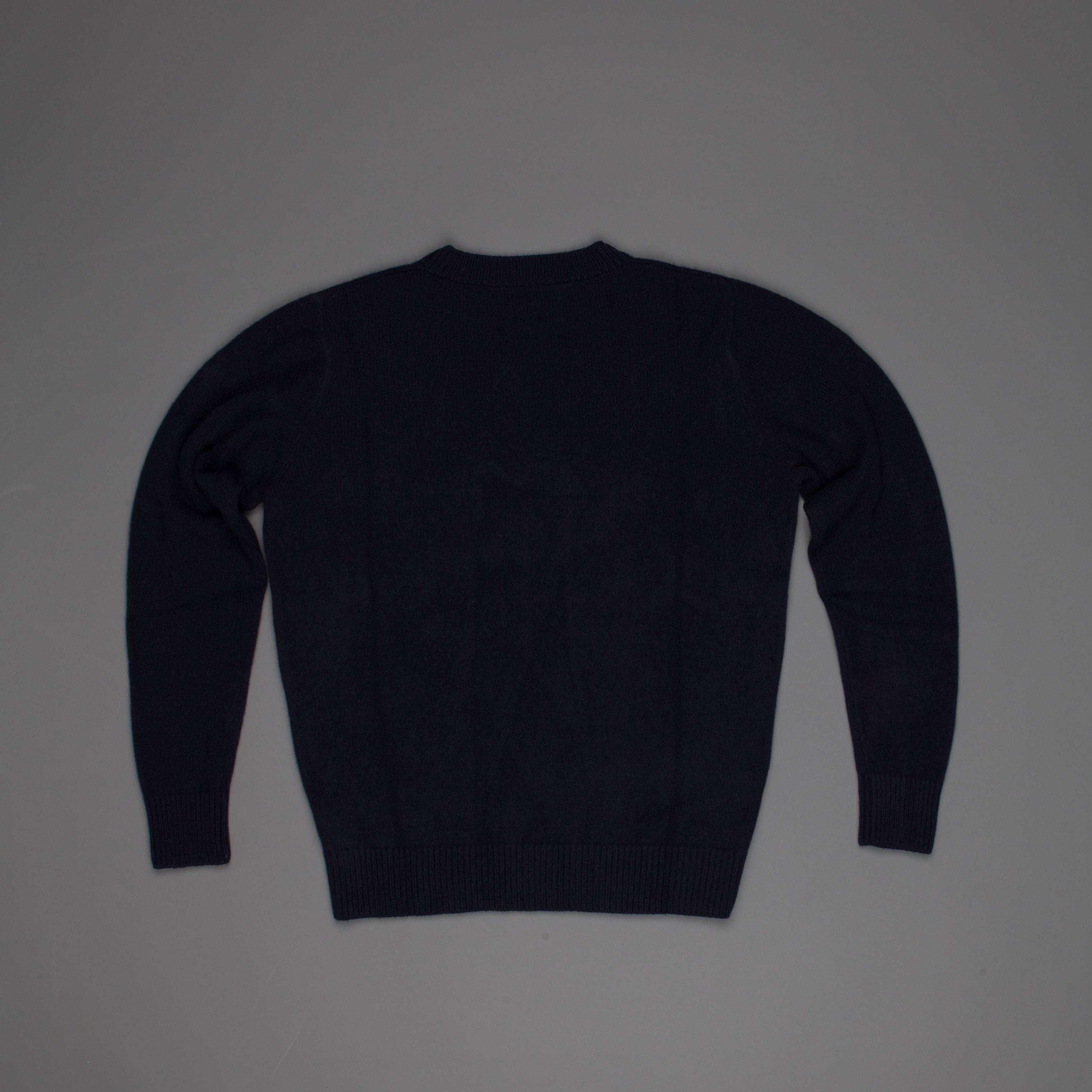 The Elder Statesman  @ Frans Boone Cashmere Simple Unisex Crew sweater Navy