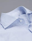 Finamore Milano shirt Eduardo collar navy blue hairline
