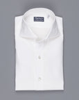 Finamore Milano Eduardo white extra fine oxford shirt