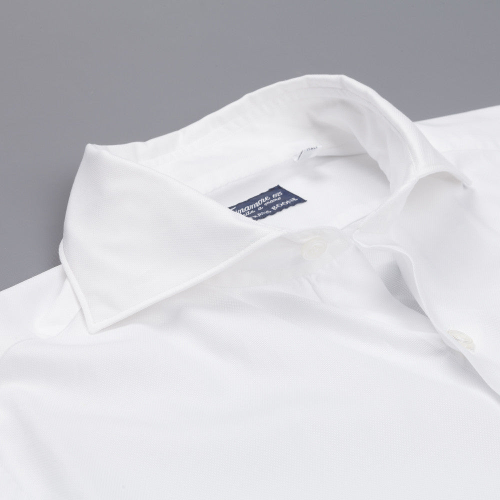 Finamore Milano Eduardo white extra fine oxford shirt