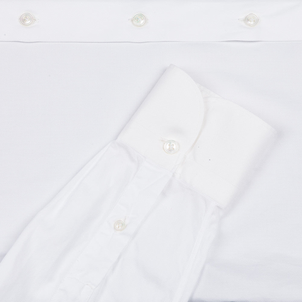 Finamore Milano Eduardo white extra fine oxford shirt