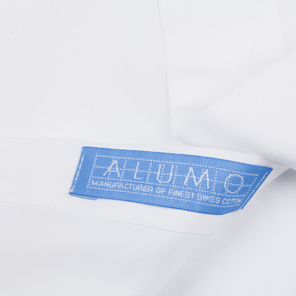 Finamore Milano soft Sergio collar shirt blue