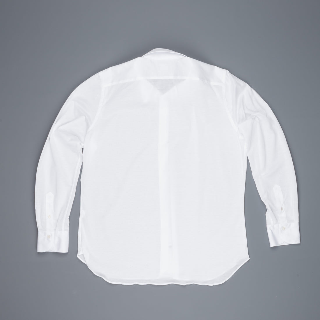 Finamore Ottawa Shirt Sergio Collar Stretch Piquet White