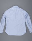 Finamore Gaeta Shirt Sergio Collar Fine Oxford Midblue