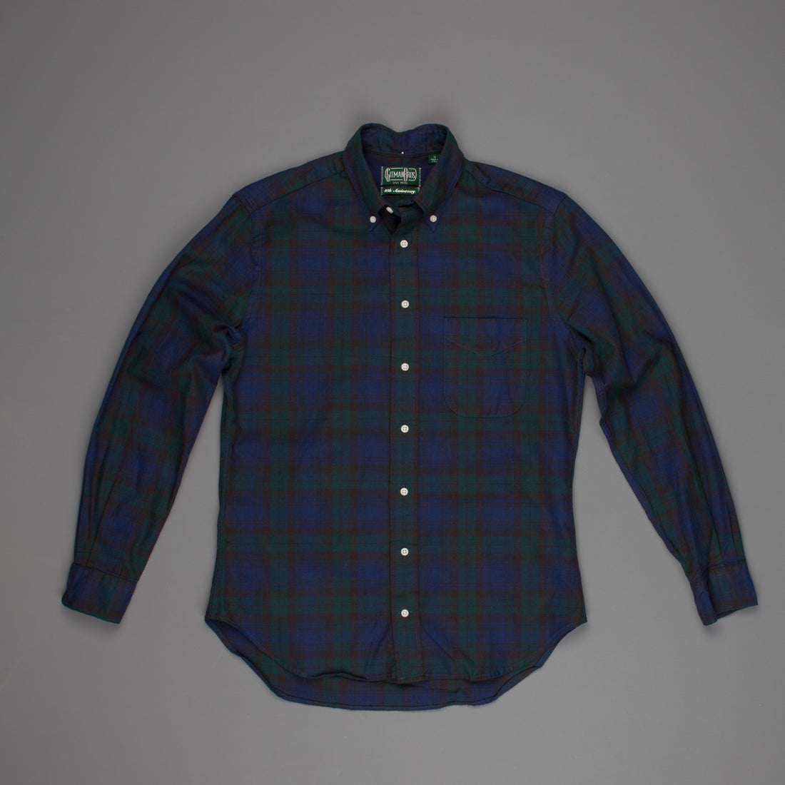 Gitman Vintage oxford button down shirt Blackwatch
