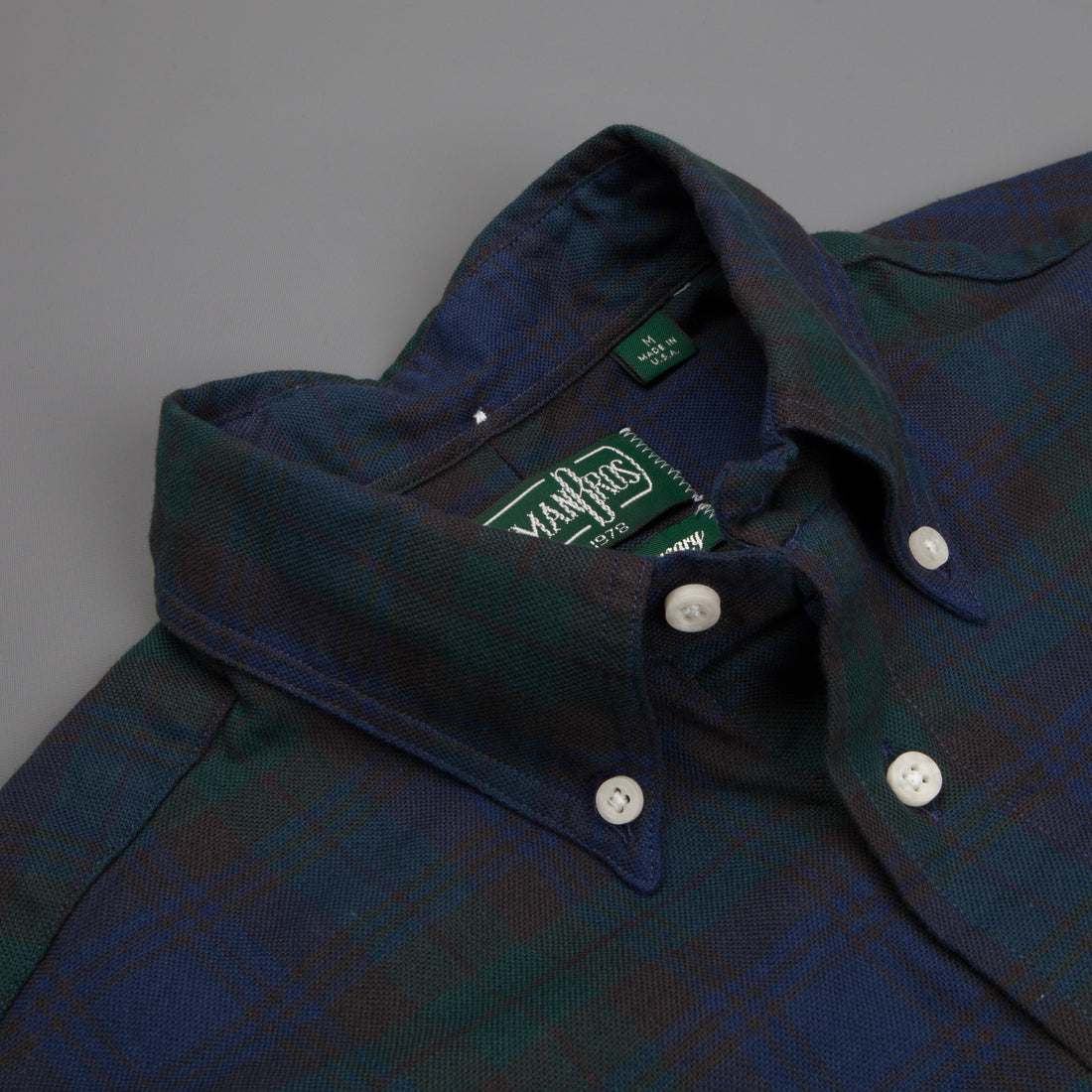 Gitman Vintage oxford button down shirt Blackwatch