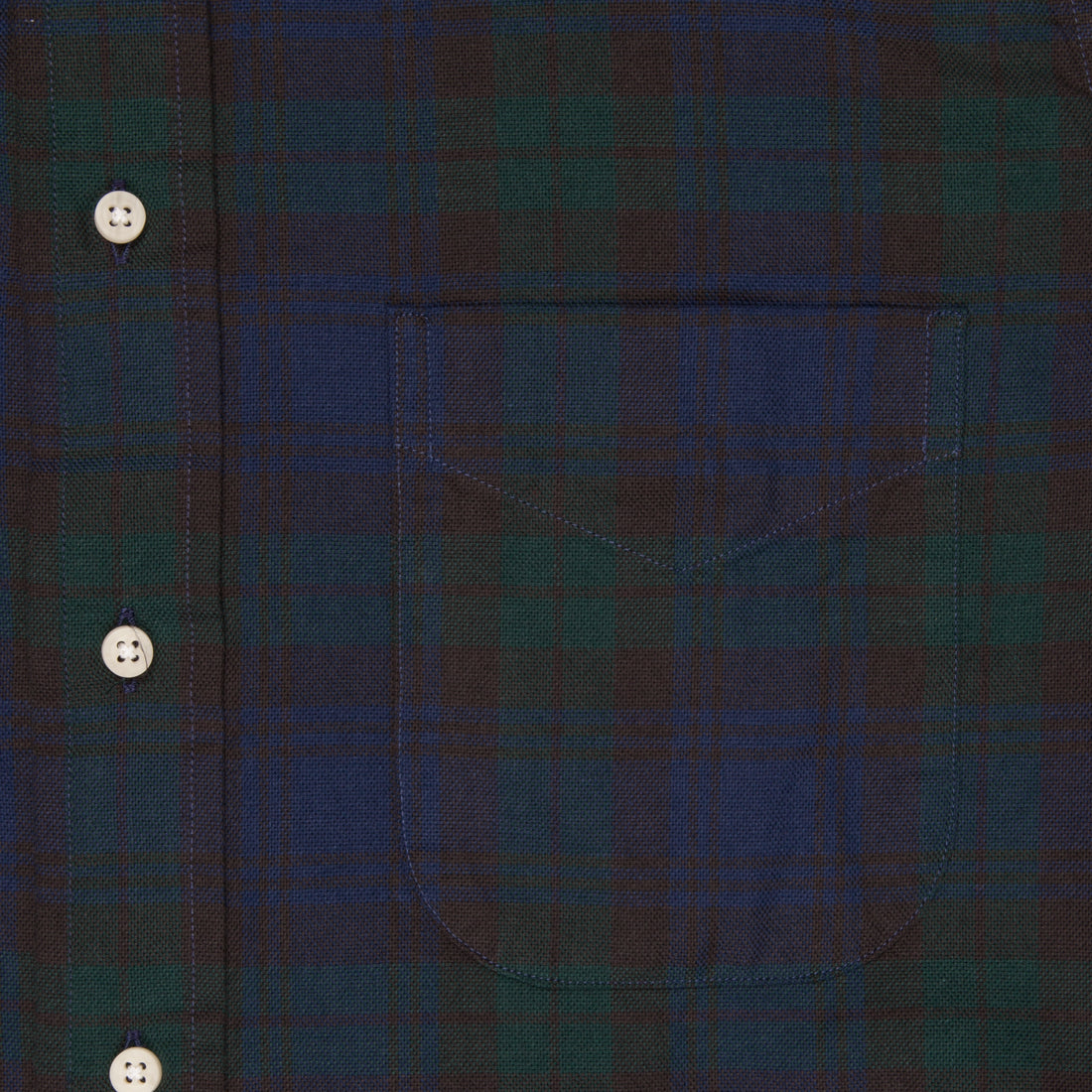 Gitman Vintage oxford button down shirt Blackwatch