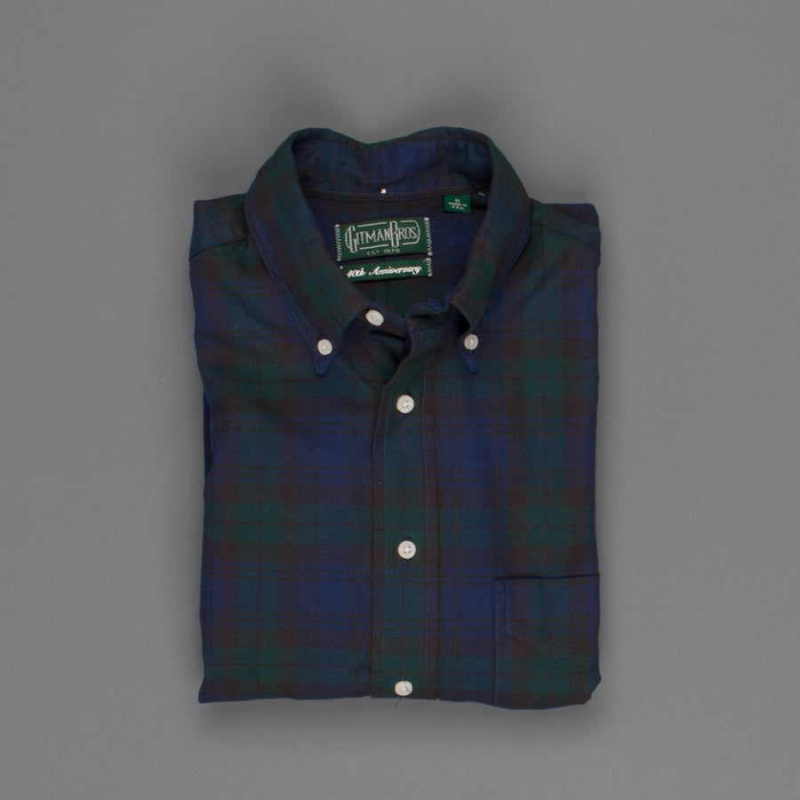Gitman Vintage oxford button down shirt Blackwatch