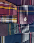 Gitman Vintage bd shirt purple madras