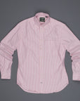 Gitman Vintage Button down shirt pink striped