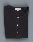 Merz B. Schwanen 206 button facing shirt 1/1 sleeve black