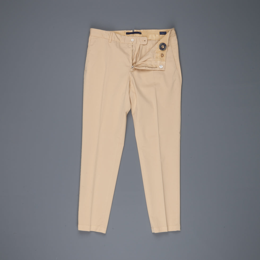 Incotex Venezia model 53 low rise carrot fit Noce Chiaro