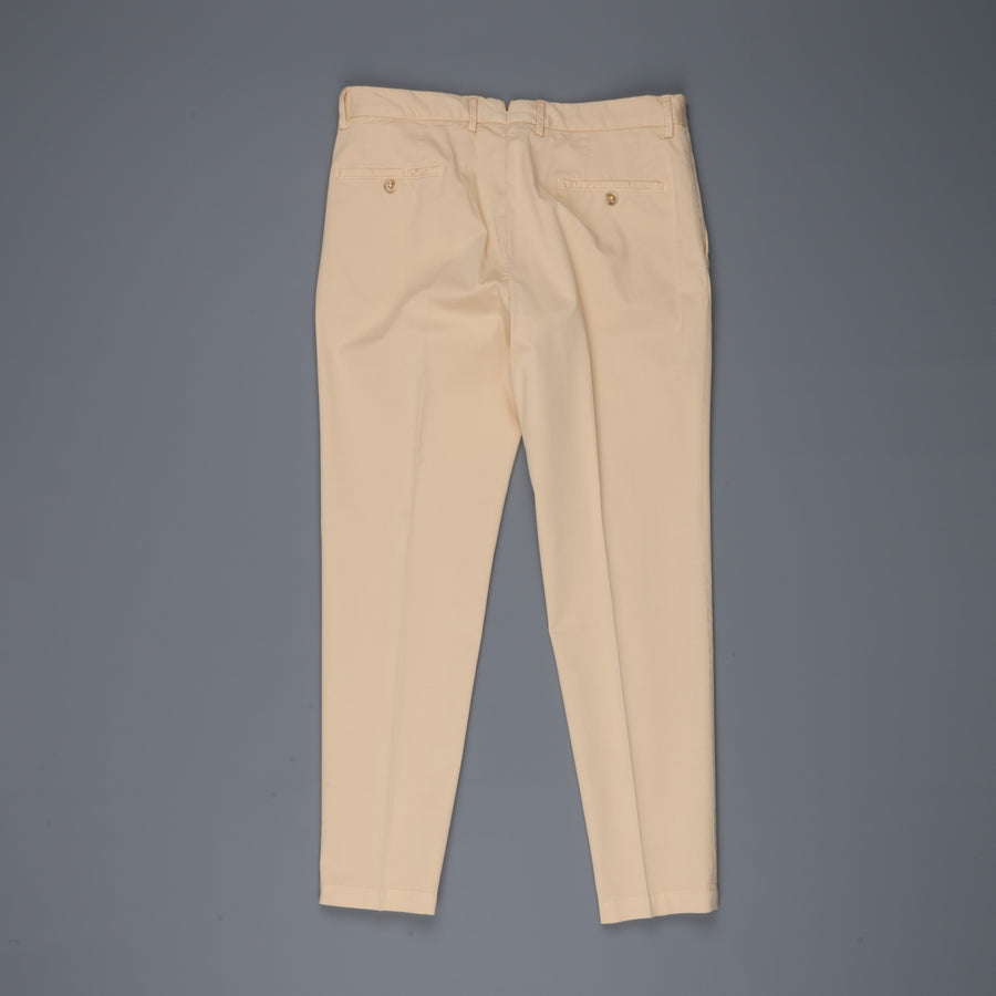 Incotex Venezia model 53 low rise carrot fit Noce Chiaro