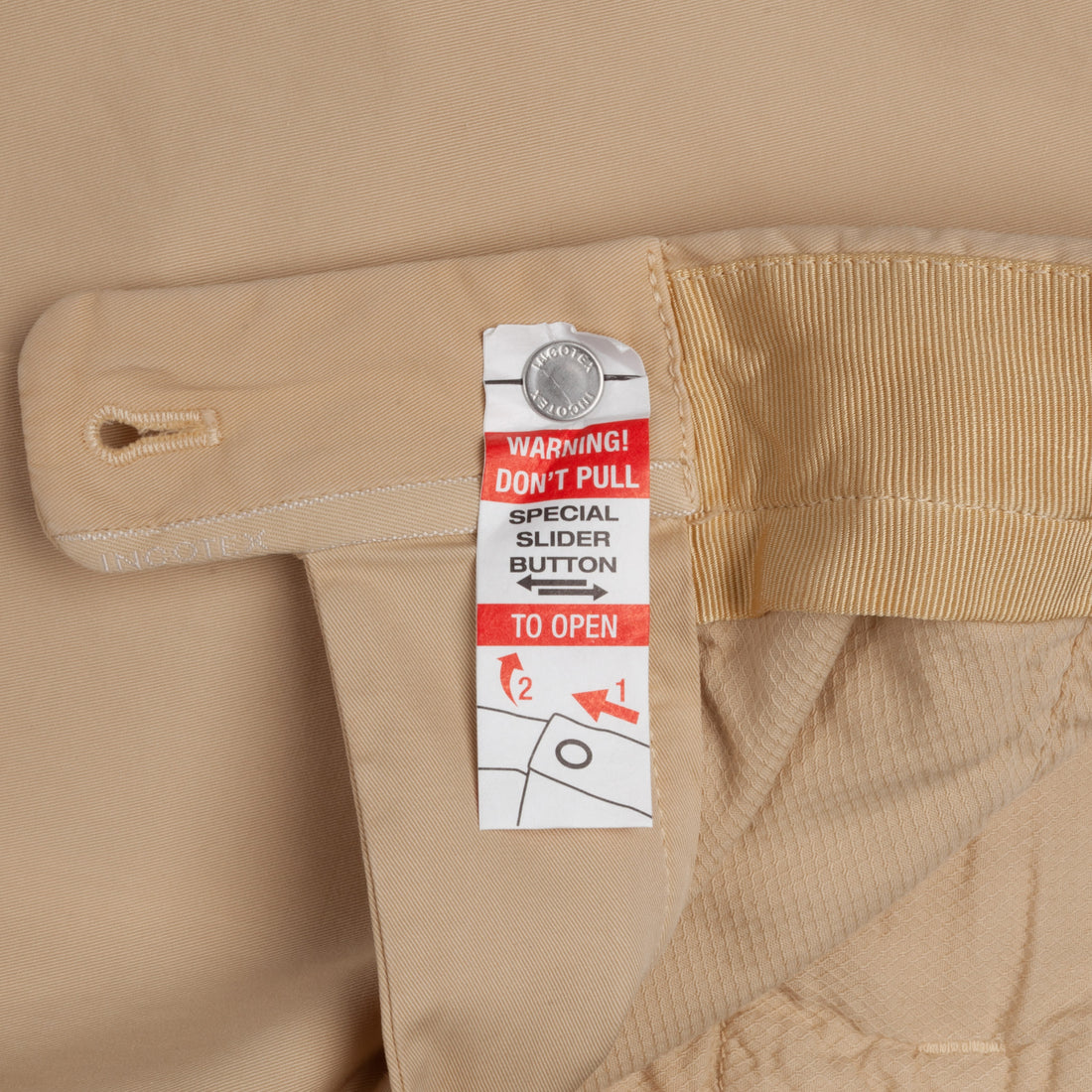 Incotex Venezia model 53 low rise carrot fit Noce Chiaro