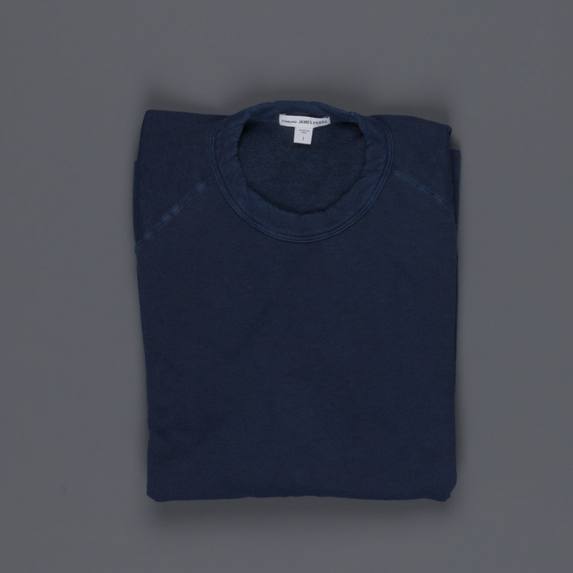 James Perse Vintage cotton raglan pullover Admiral Pigment