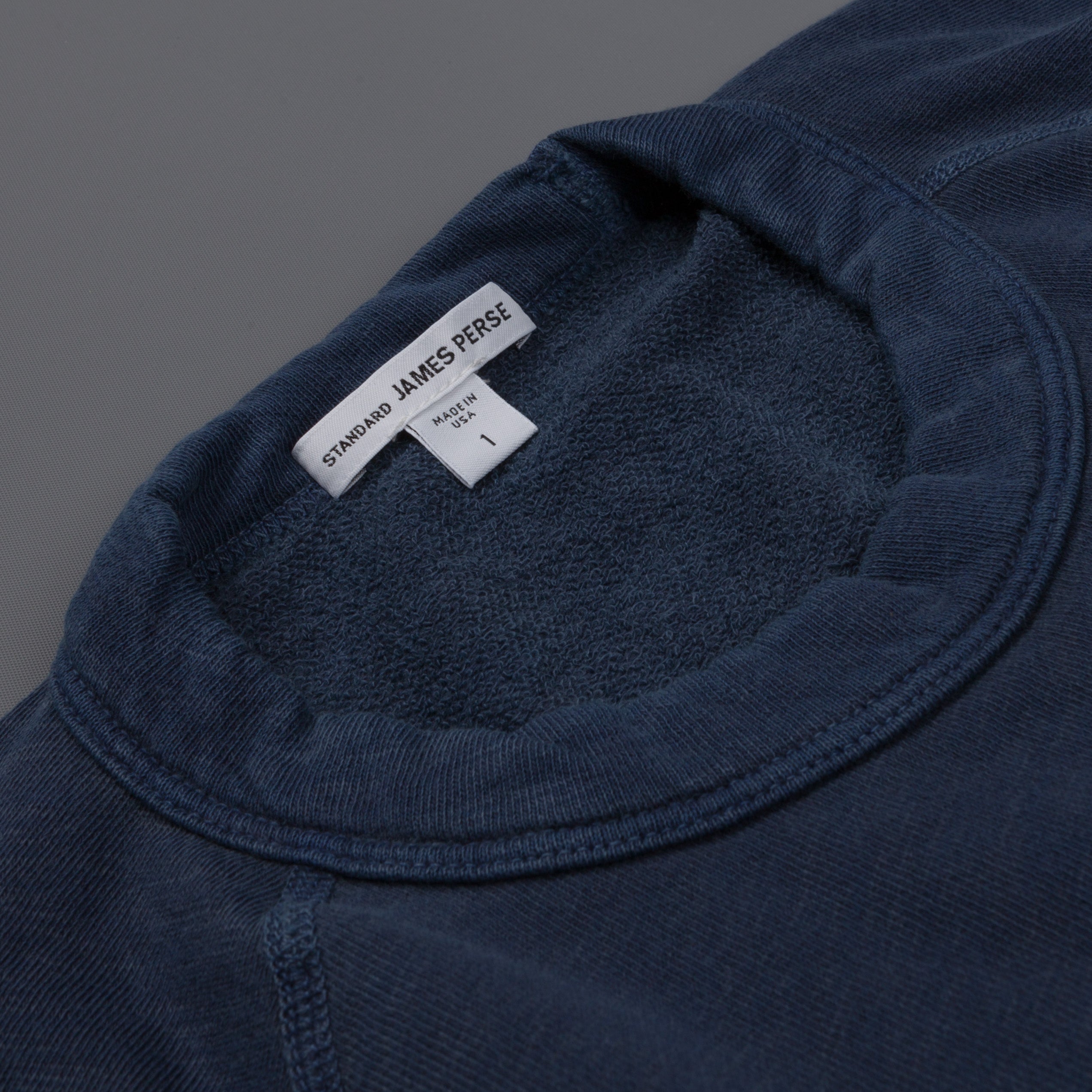 James Perse Vintage cotton raglan pullover Admiral Pigment