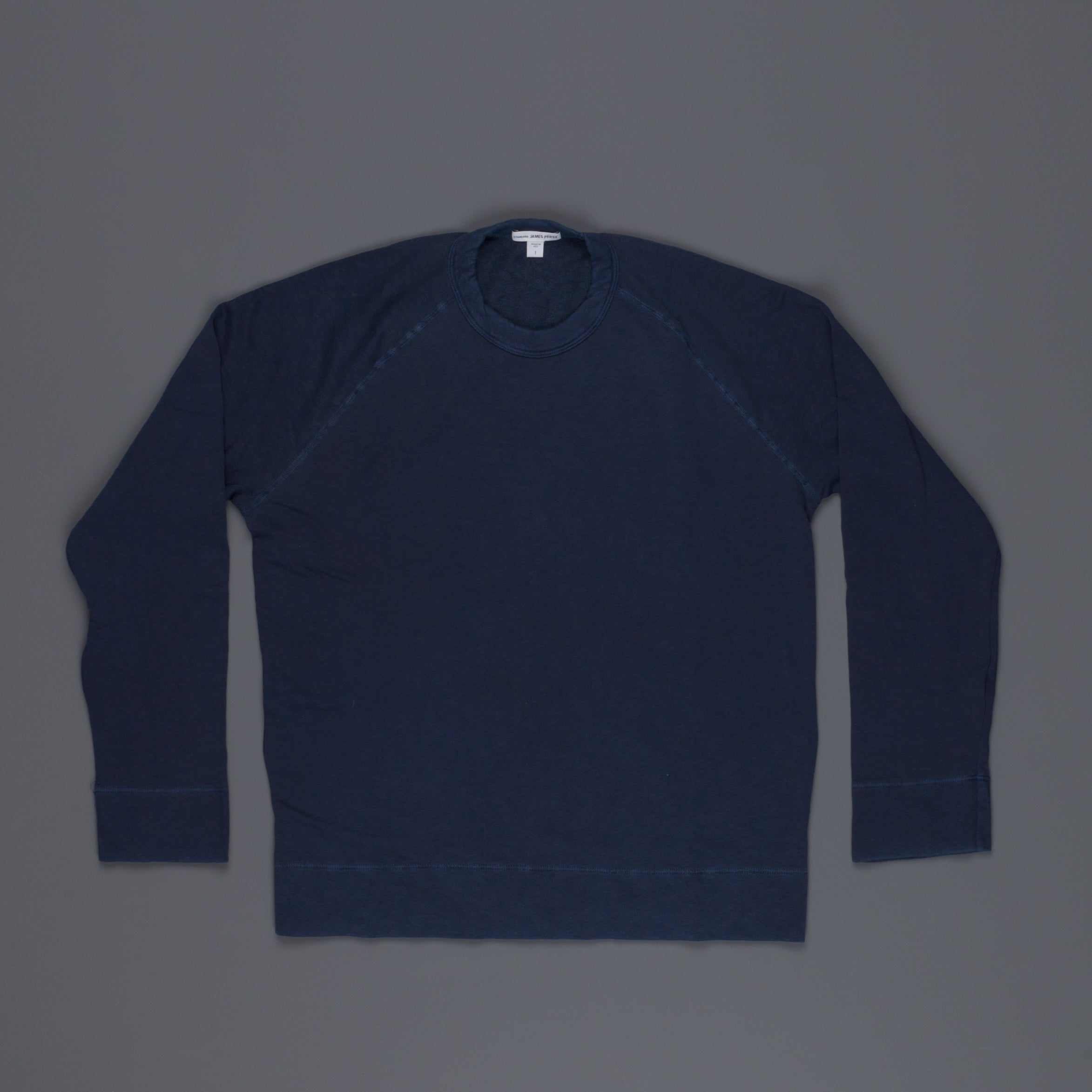 James Perse Vintage cotton raglan pullover Admiral Pigment