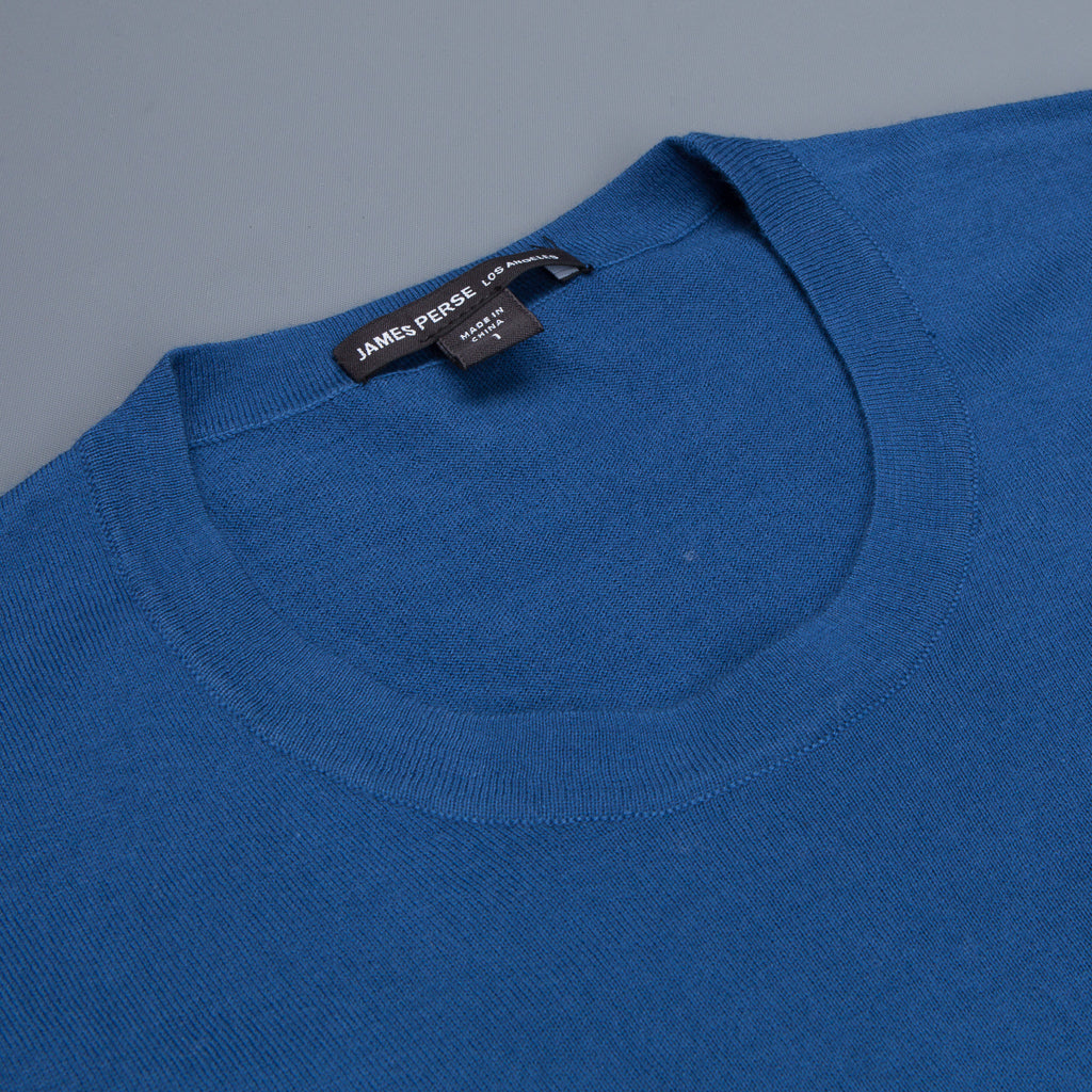James Perse Fine Gauge Cotton Crew Neck Air Force Blue