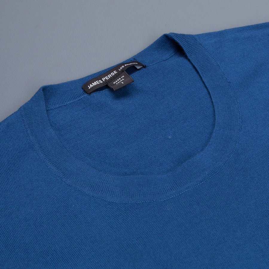 James Perse Fine Gauge Cotton Crew Neck Air Force Blue