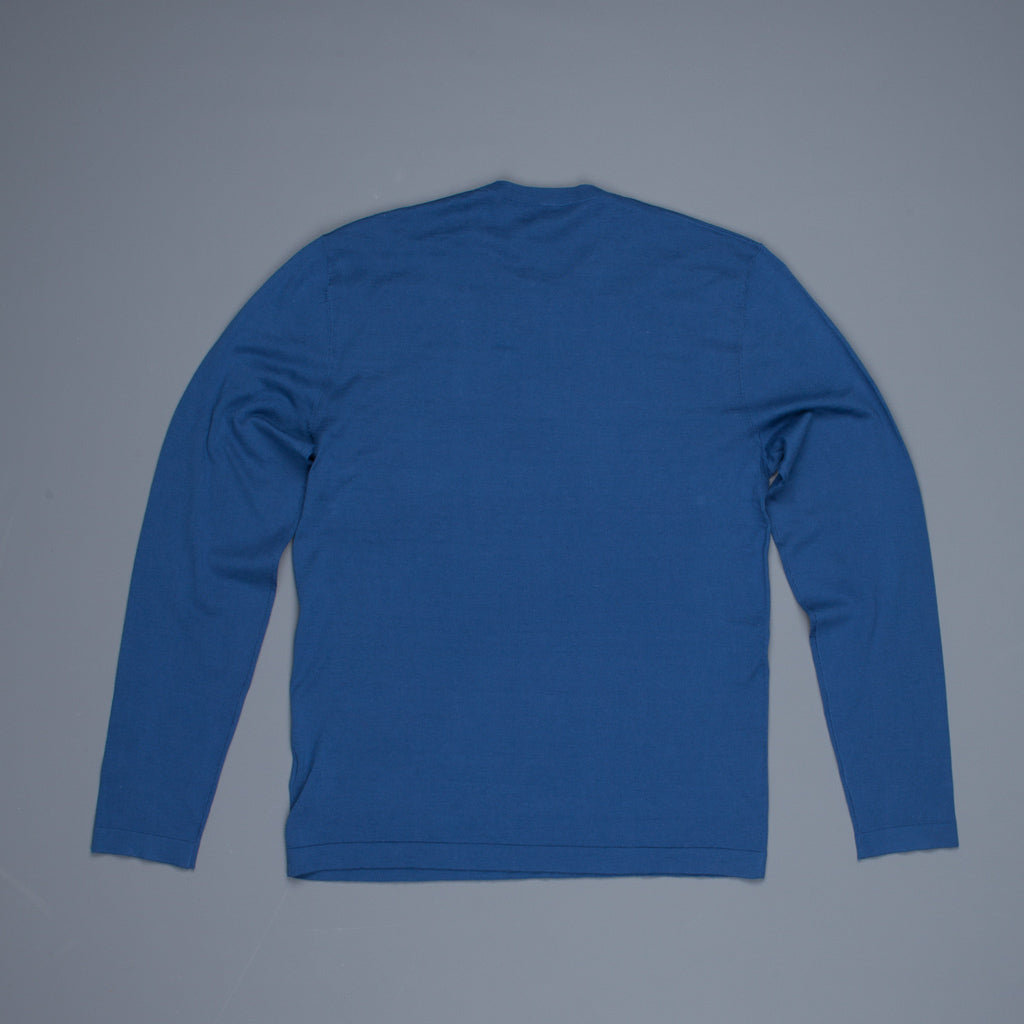 James Perse Fine Gauge Cotton Crew Neck Air Force Blue