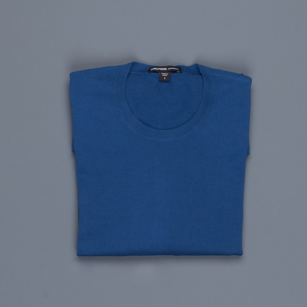 James Perse Fine Gauge Cotton Crew Neck Air Force Blue