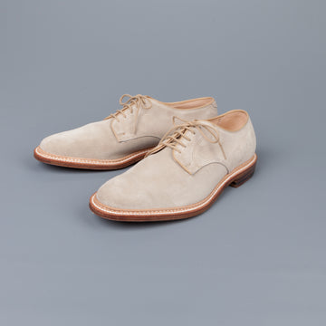 Alden x Frans Boone Exclusive Unlined Milkshake Suede Plain Toe Blucher