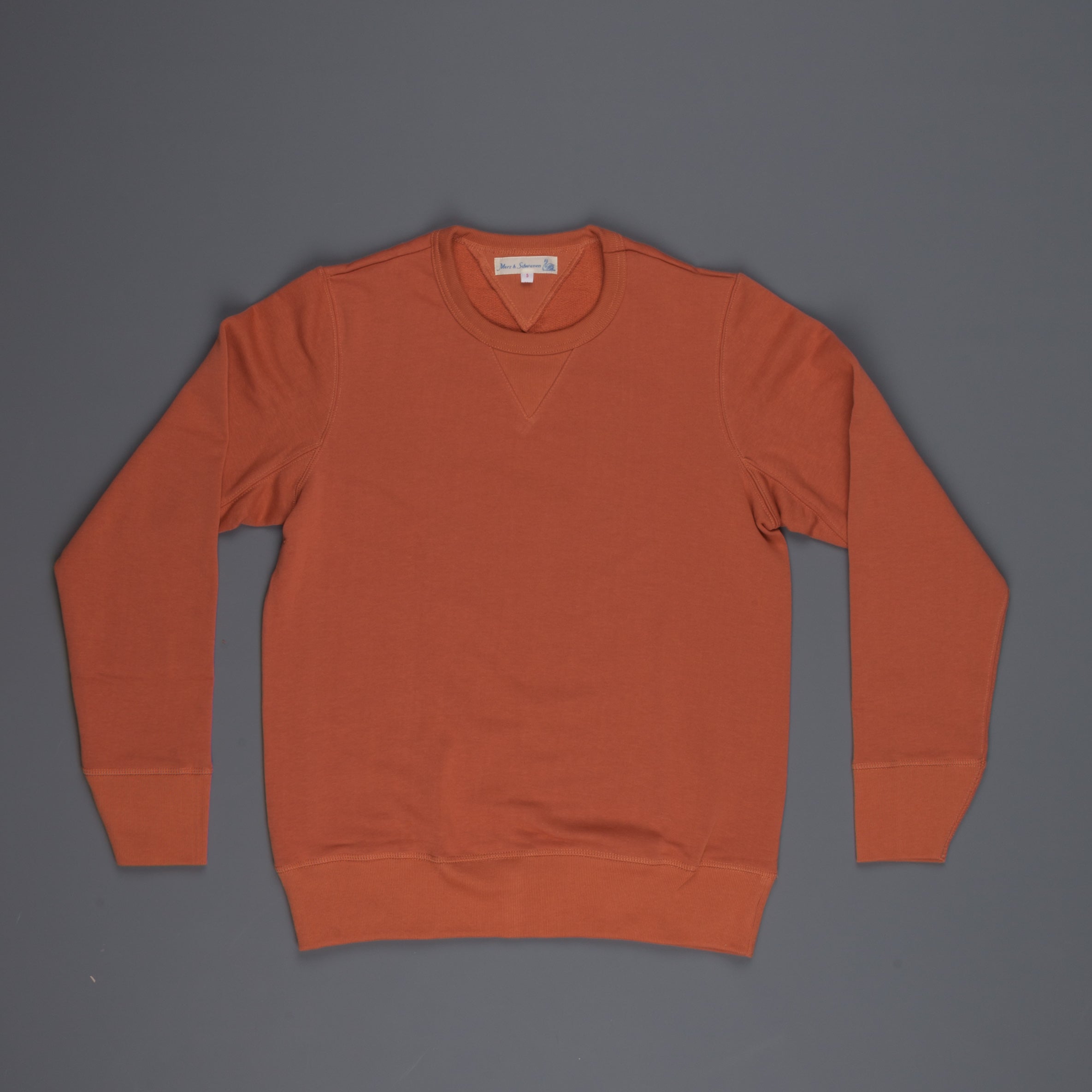 Merz B Schwanen 346 Fleece sweater light rust