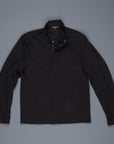 James Perse mesh lined Biker jacket black