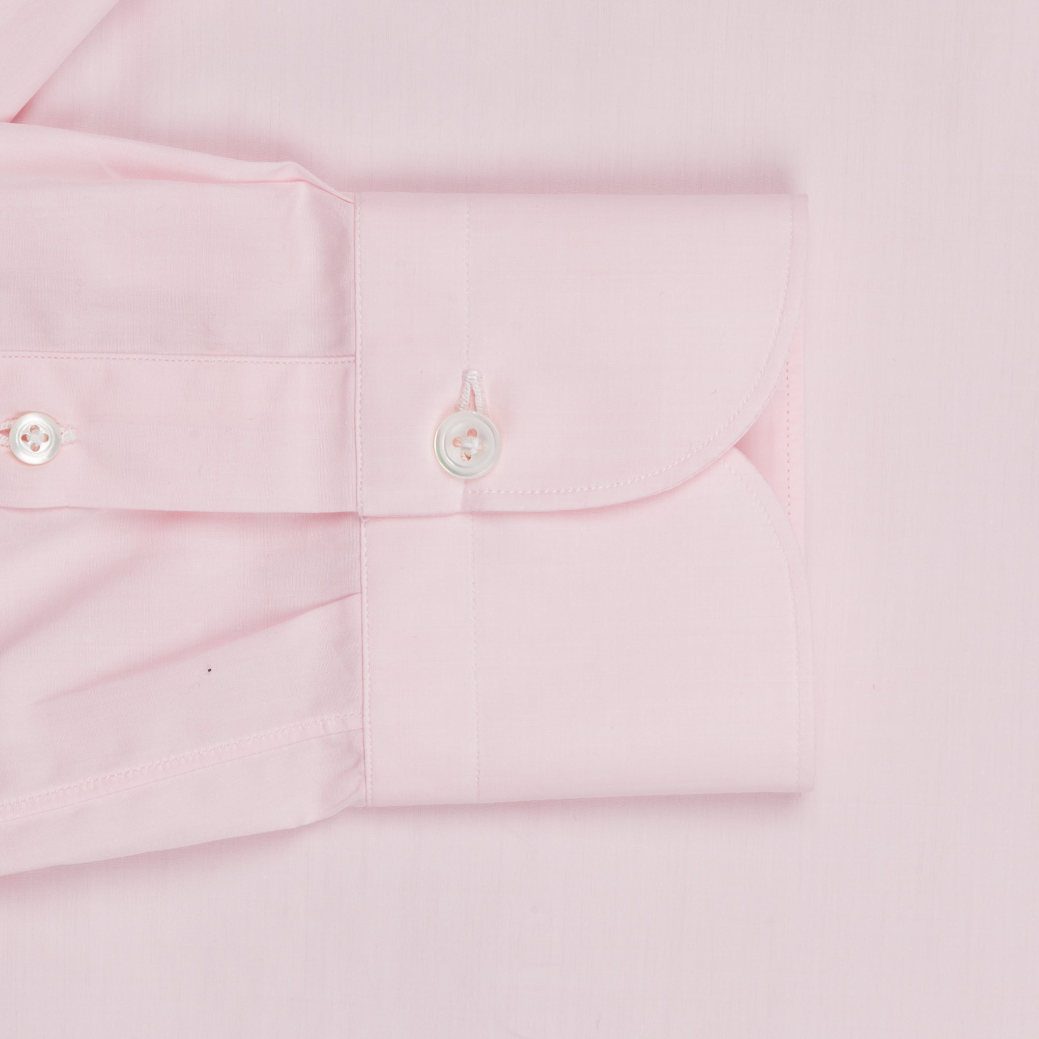Finamore Milano shirt Collar Eduardo GIZA 45 Pink Poplin