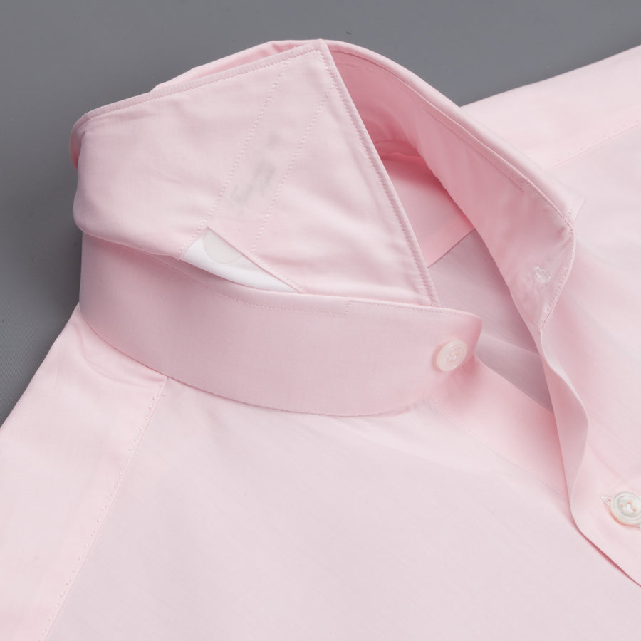 Finamore Napoli shirt Collar Eduardo GIZA 45 Pink Poplin