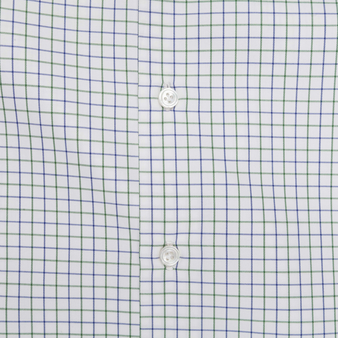Finamore Milano shirt Collar Lucio Tattersall check blu/oliva
