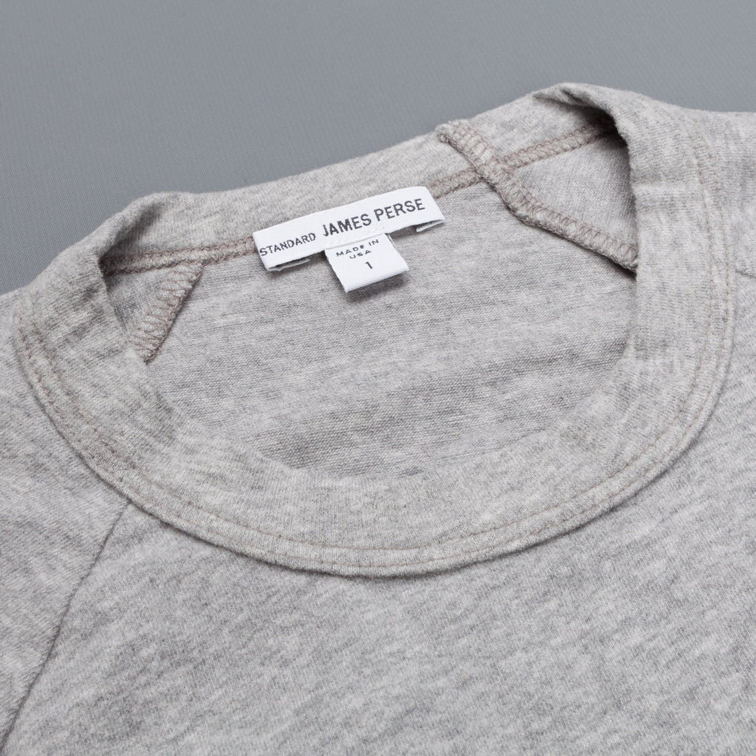James Perse Suede Jersey Raglan heather grey