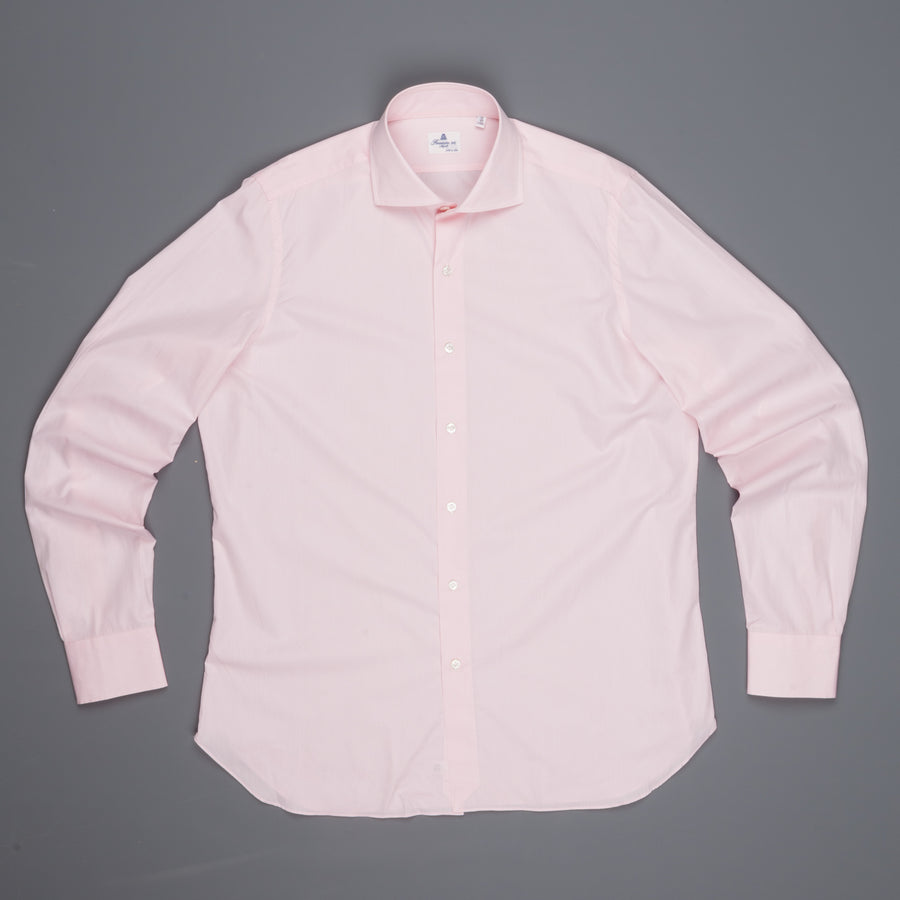 Finamore Napoli shirt Collar Eduardo GIZA 45 Pink Poplin