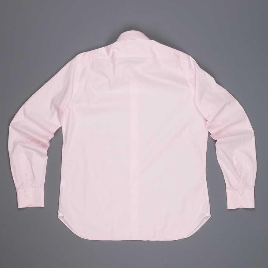 Finamore Napoli shirt Collar Eduardo GIZA 45 Pink Poplin