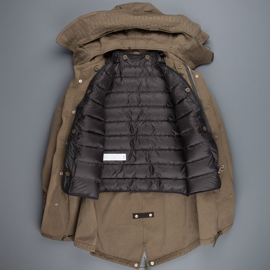 Ten C New Down Liner Dark Grey