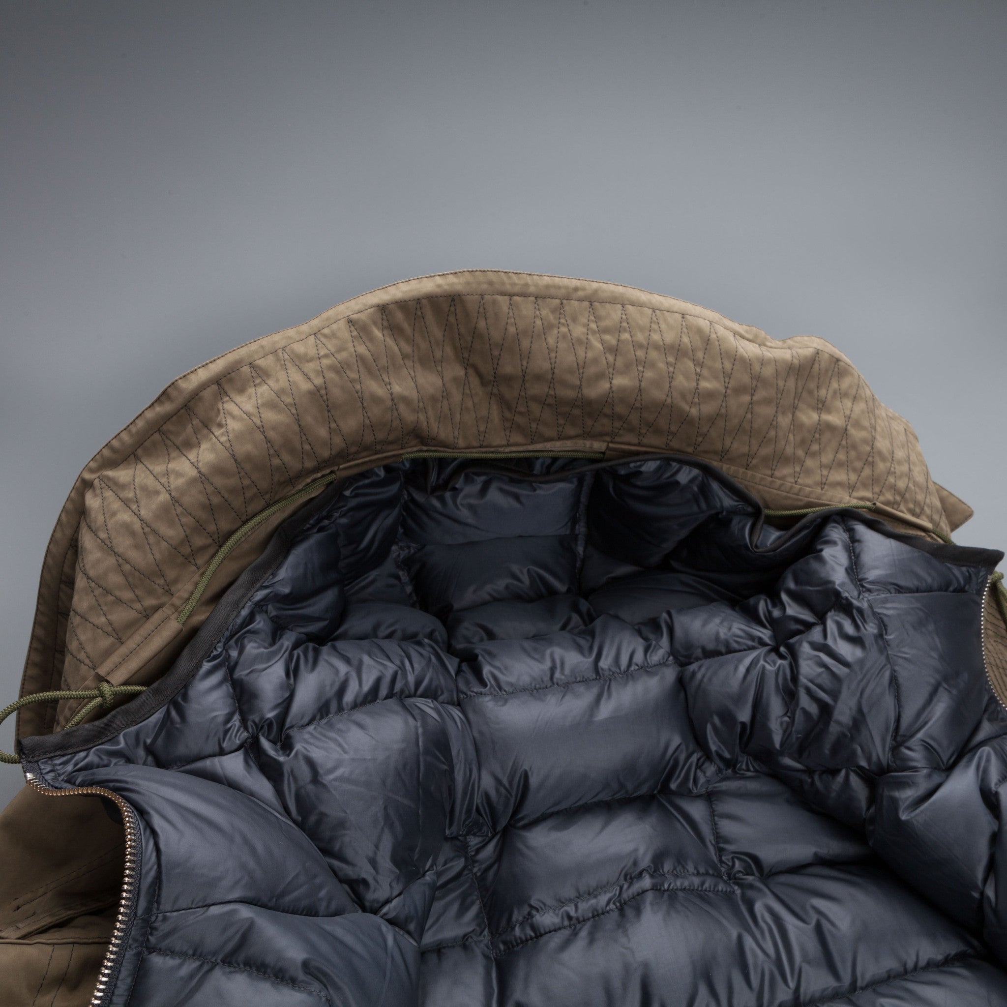 Ten C Hooded Down Liner Navy