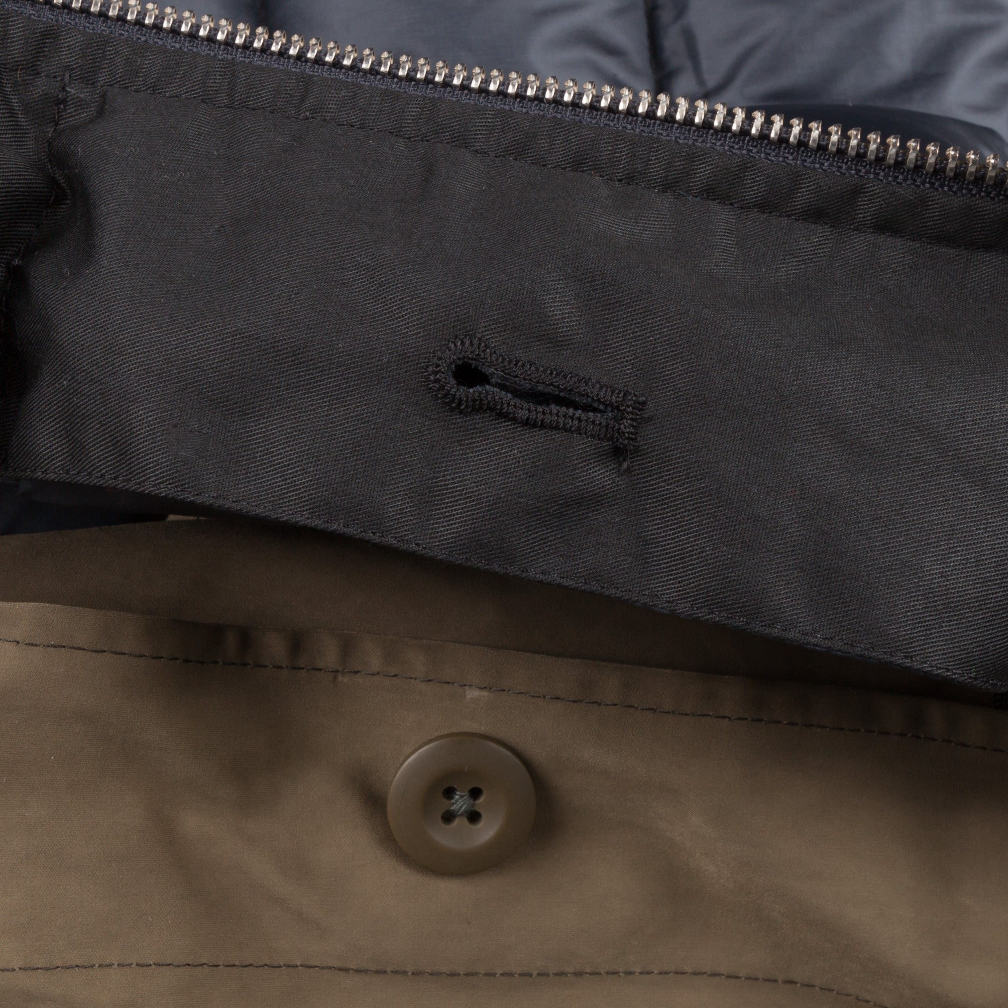 Ten C Hooded Down Liner Navy